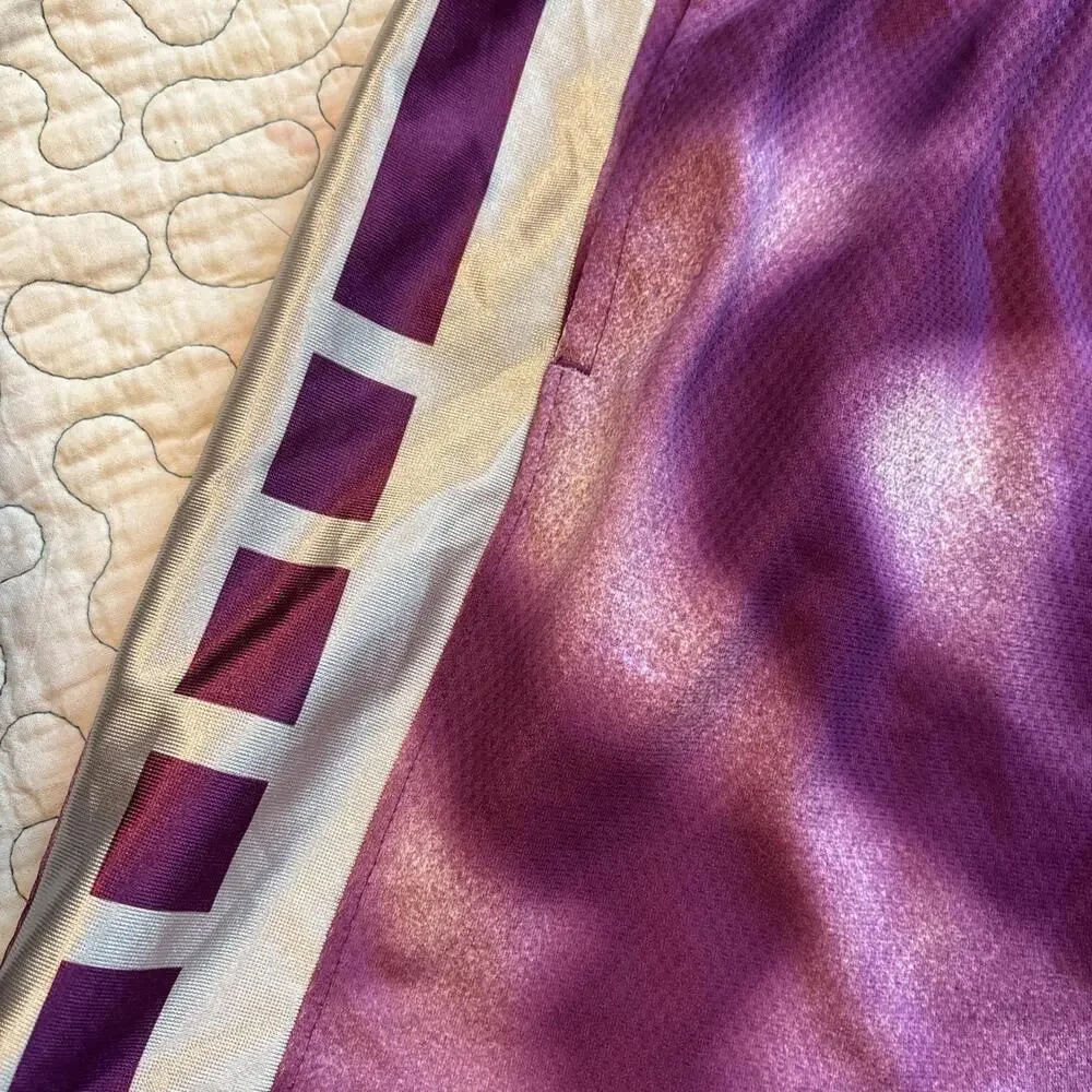 Nike Youth size‎ large Purple and silver Athletic Shorts